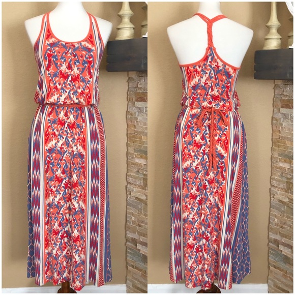 SOLD 🚨The North Face Nicolette Maxi Coral Dress - Picture 2 of 8